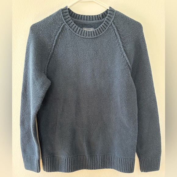 Abercrombie‎ & Fitch Vintage Crewneck Sweater Womens XS Navy Blue Size XS - Picture 1 of 9